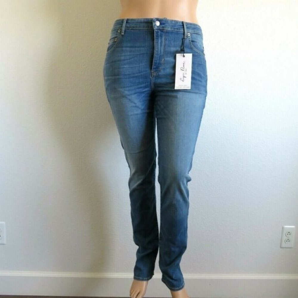 LYN ROE Jeans Women's VINTAGE Straight Plus Size 14 NWT‎ - Picture 3 of 3
